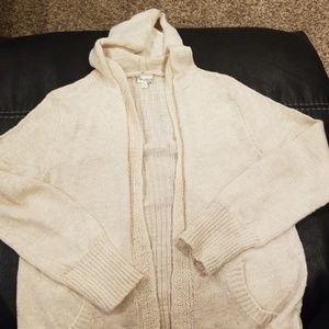 MUDD cream cardigan